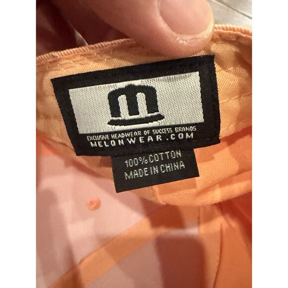 Melonwear Chicago Cubs 1979 Era Logo Budweiser Embroidered Peach Snapback Hat - Picture 9 of 9